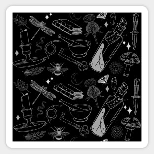 Witchy Apothecary Pattern Sticker